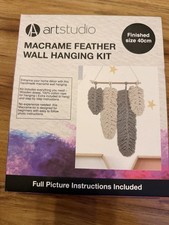 Artstudio Macramé Feather Wall Hanging Kit
