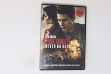 Jack Reacher Never Go Back DVD Movie Tom Cruise