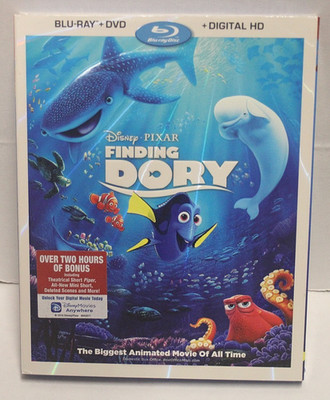 FINDING DORY Blu-ray + DVD Disney *NEW & FACTORY SEALED
