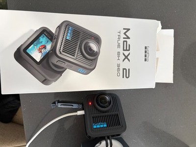 GoPro Max 2 360 Action Camera with case and accessories