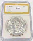 1899 MORGAN "UNC/MS"🔥CRISP WHITE OBV/ REV PL/BEAUTIFUL HIGH POINTS, PRICE WELL✅