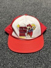 Vintage 1988 Super Mario Bros Nintendo Licensed Hat Snap Back Cap
