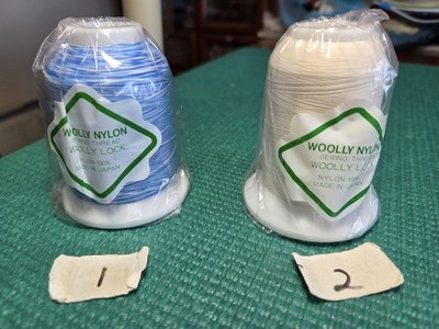 YOUR CHOICE: YLI Woolly Lock Nylon Thread 1000M Variegated Blue OR Cream Japan