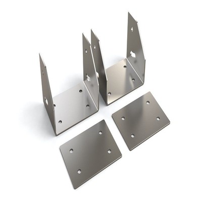 Big Ass Fans 041106011 Purlin Kit,15'' L,Steel,Most Ceiling Fans