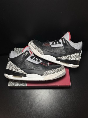 Nike Air Jordan 3 Black Cement 2018 Size 11.5 Pre-Owned
