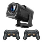 Laser Smart Gaming Projector Black 80 Games Dual Controllers HDMI WiFi