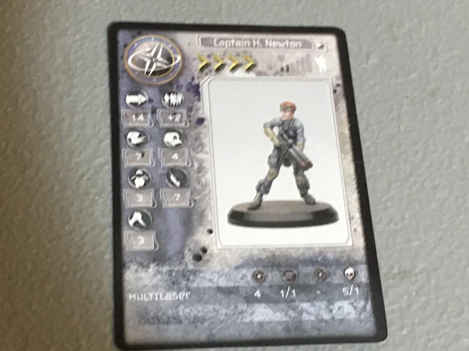 A31155 RACKHAM AT-43 UNA CAPTAIN H NEWTON MINI CON TARJETA Foto 2 de 4