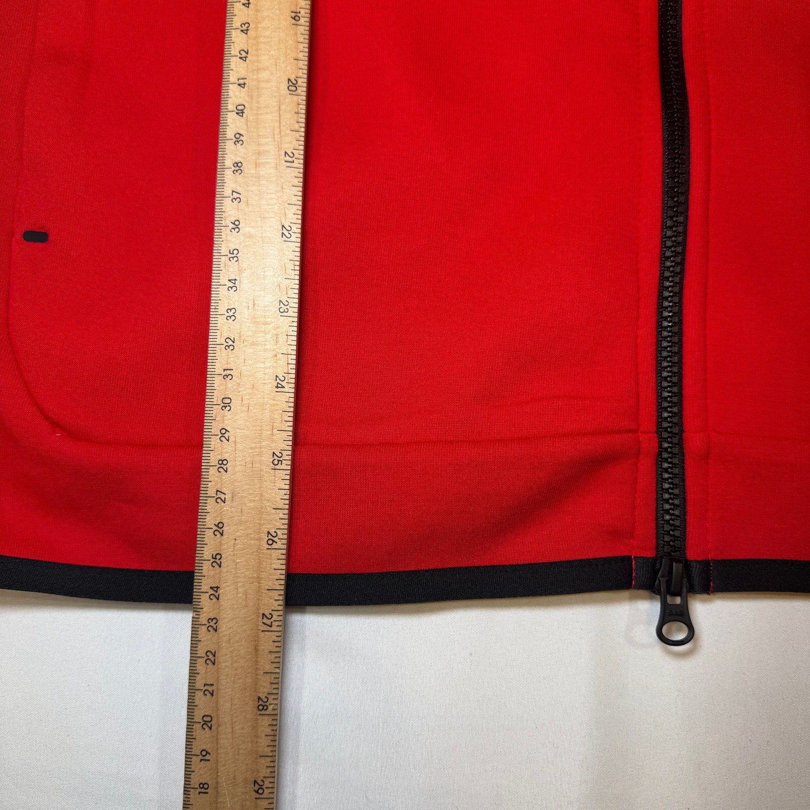 Nike Sportswear Tech Fleece Full-Zip Hoodie in University Red image 7