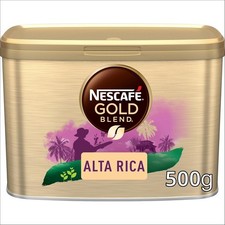 NESCAF? Gold Blend Alta Rica Instant Coffee 500g Tin
