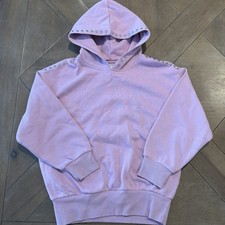 Zara Lilac Pullover Hoodie For Girls Size 8-9 Years NWT