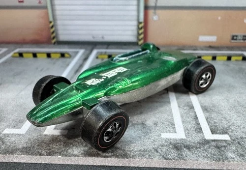 Hot Wheels Redline 1969 Shelby Turbine Spectraflame Green, Vintage