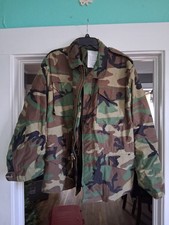 NWOT US Army M65 Field Jacket Small Regular Woodland Camo Cold Weather Coat