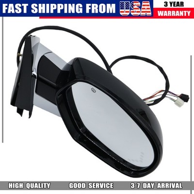 Right Side Mirror Power Folding Heated Fits 2007-2014 Cadillac Escalade