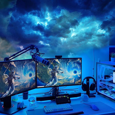 3D Thundercloud Ceiling Light with RGB, Music Sync & Smart APP Control