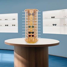 360  Rotating Sunglasses Display Rack 50 Pairs Eye Glasses Display Stand Holder