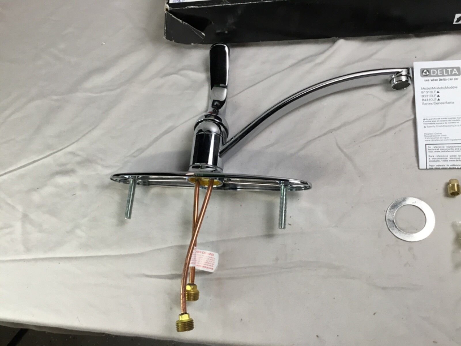 Delta Foundations B1310LF SingleHandle Kitchen Faucet in Chrome