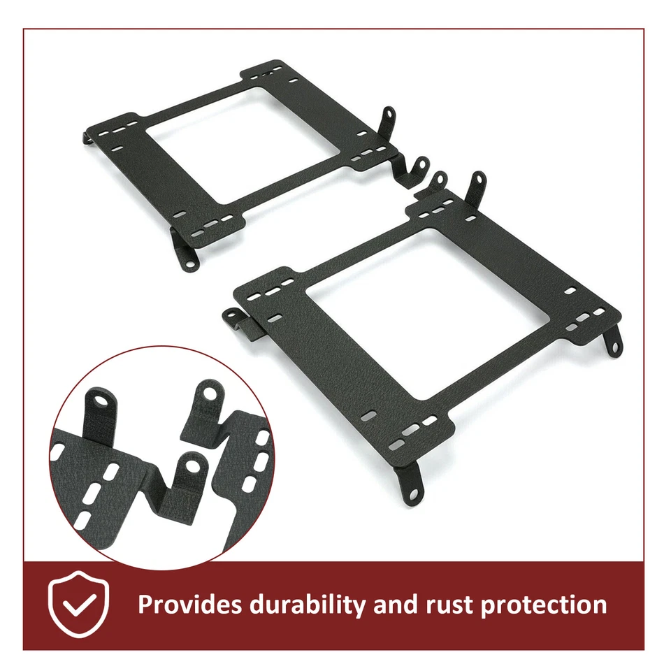 For 1993-2007 Subaru Impreza WRX STI Racing Seats Base Bracket Rail Track Pair - Image 4 of 4