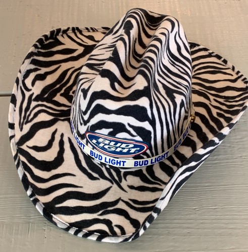 BUD LIGHT BEER COWBOY COWGIRL HAT WIDE 
