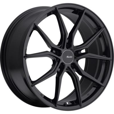18 inch 18x8 Advanti Racing HYBRIS Gloss Black wheel rim 5x120 +35
