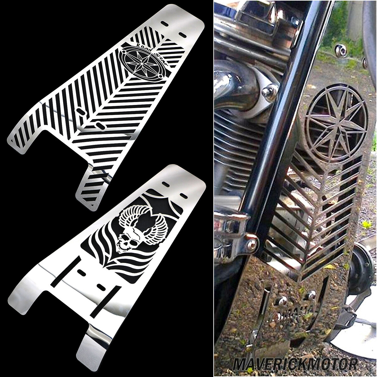 Radiator Guard Grille Cover Protector For Yamaha Road Star XV1600