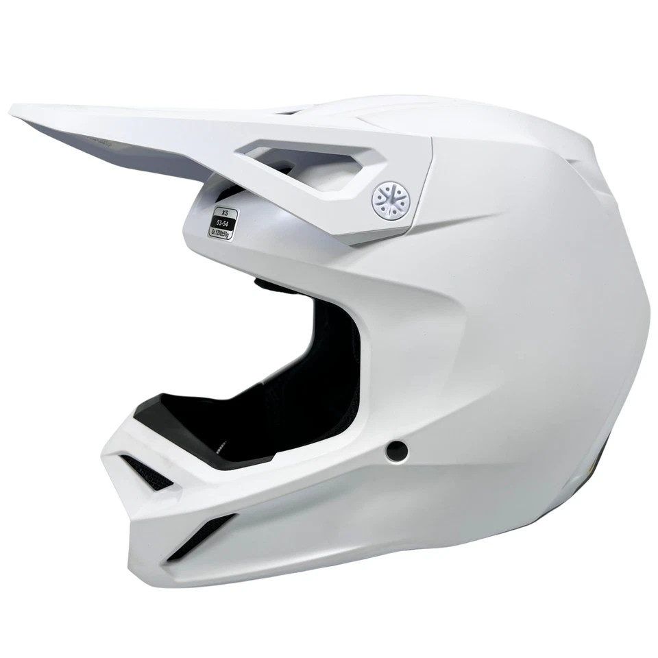 Casco de motocicleta Fox Racing adulto V1 Mips motocross/off road blanco talla XS Foto 2 de 4