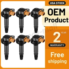Set of 6 Ignition Coils Pack UF646 DG549 For 2015-2017 Ford Expedition 3.5L V6