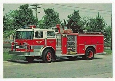 Pumper Truck, Engine 401, Fire Department, Highwood, Illinois