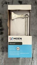 MOEN Retreat Pivoting Toilet Paper Holder Spot Resist Brushed Nickel DN8308BN