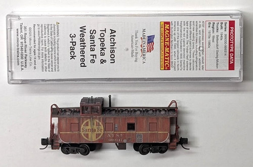 MTL Micro-Trains 10045472 Santa Fe ATSF 999141 furgón de cola FW desgastado de fábrica | Zustand: New