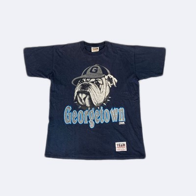 Vintage Georgetown T-Shirt Dunkelblau XL USA T-Shirt Hund