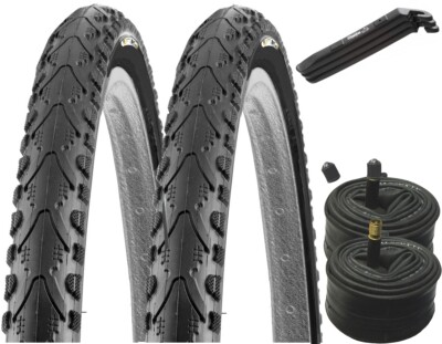 2 X PANNENSICHERER FAHRRADREIFEN Kenda 26x1.95 50-559 K-Shield + 2x Schlauch AV