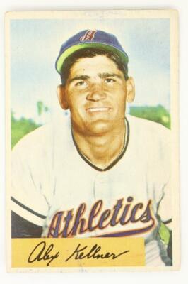 Vintage BASEBALL Card 1954 BOWMAN #51 ALEX KELLNER Pitcher Philadelphia A's