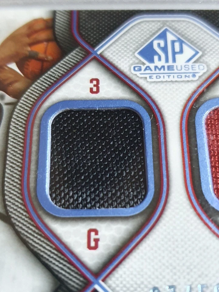 Camiseta deportiva 2009 SP usada en juegos Dwyane Wade Tracy McGrady #parche/50 usada en juegos - rara Foto 2 de 4