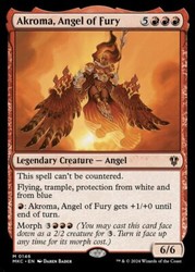 Akroma, Angel of Fury #146 - Commander: Murders at Karlov Manor Mythic