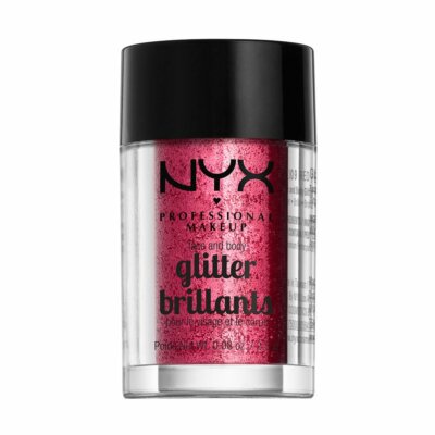 2 PACK NYX Cosmetics Face & Body Glitter Red