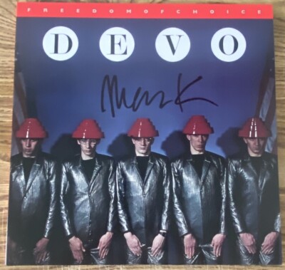 Mark Mothersbaugh Autographed Freedom Of Choice Vinyl  Devo  Whip it