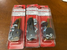 LASCO 04-3671 Toilet Tank Bowl Solid Brass Bolts 5/16-Inch by 3-Inch pack of 3.