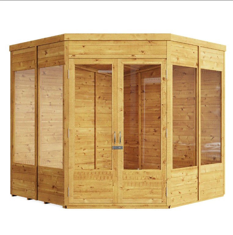 7x7 8x8 9x9 Corner Summerhouse Wood Garden Office Room Heavy Duty BillyOh Picton