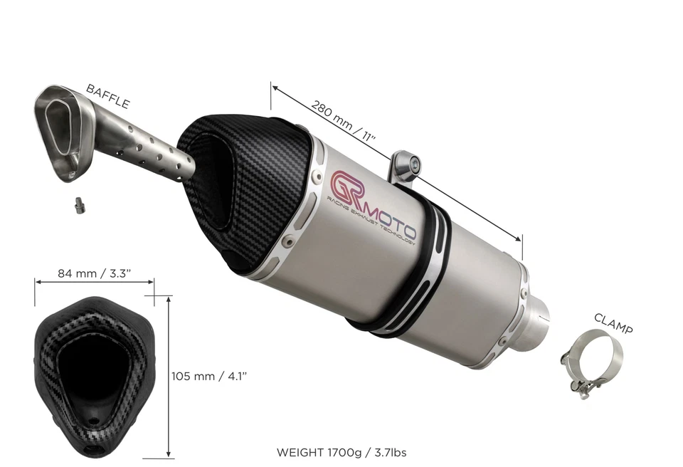 SISTEMA DE ESCAPE COMPLETO HONDA CBR 125 R 2004 - 2010 GRmoto Titanio Foto 4 de 4