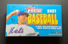 2021 Topps Heritage Baseball Hobby Box Factory Sealed Brand New Mint Condition