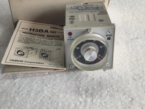 Omron h3ba solid-state timer 0-10 min mode: a 24vdc