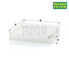 Filter, cabin air MANN-FILTER CU19001 for Kia Soul