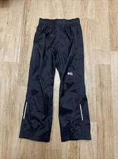 REI Co-op Kids Rainwall Rain Pants S 8 Pull On Nylon Waterproof Windproof Shell