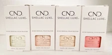 New Boxed CND SHELLAC LUXE GEL POLISH-YES, I DO BRIDAL COLLECTION- Set of 4