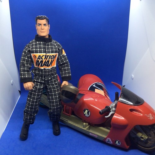 ACTION MAN 2000 MOTOR BIKE MOTO / MISSILE-TILT RACER WITH FIGURE AND OUTFIT - Picture 7 of 24