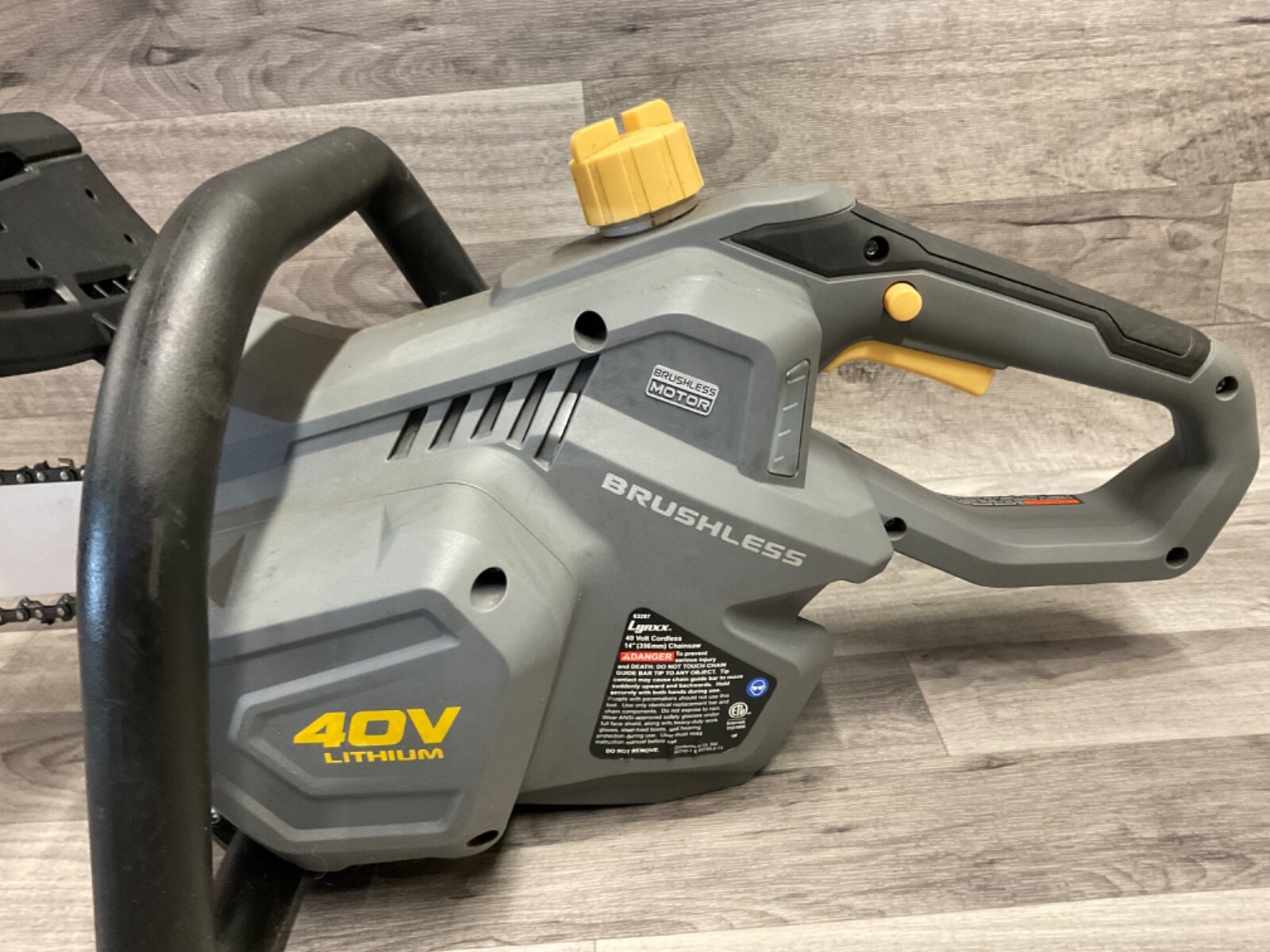 Lynxx Cordless Chainsaw 63287 40V Brushless 14" Chainsaw W/2.5Ah TOOL ONLY eBay