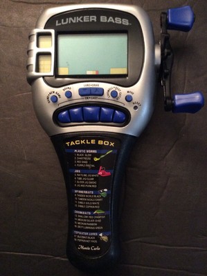 radica lunker bass fishing handheld game