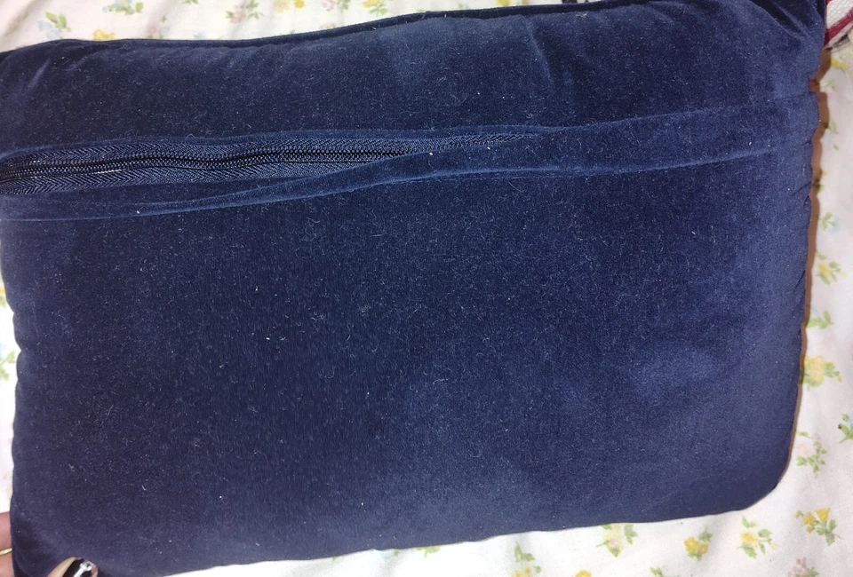 Primitive Throw PILLOW USA Folk Art Americana USA American FLAG 15"x 9", 9"X 5"  - Image 2 of 4