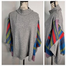 Free People Susie Swit Bell Sleeve Sweater Womens Sz XS Oversized OB674918