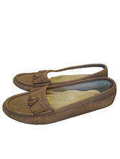 SAS Tripad Tassel Kiltie Loafers Womens 7.5 N Brown Comfort Shoes Softie Nubuck